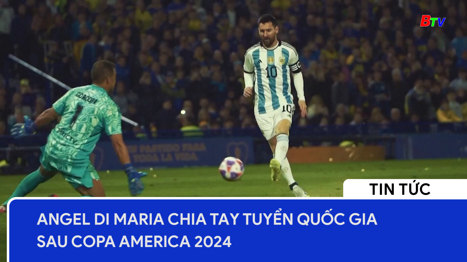 Angel Di Maria chia tay tuyển quốc gia sau Copa America 2024
